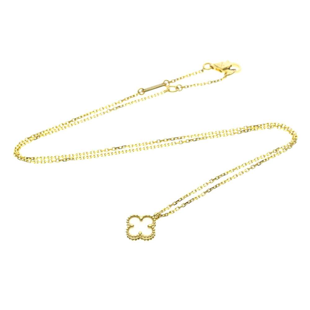 Van Cleef & Arpels Sweet Alhambra Pendant 18K Yellow Gold and Mother of Pearl